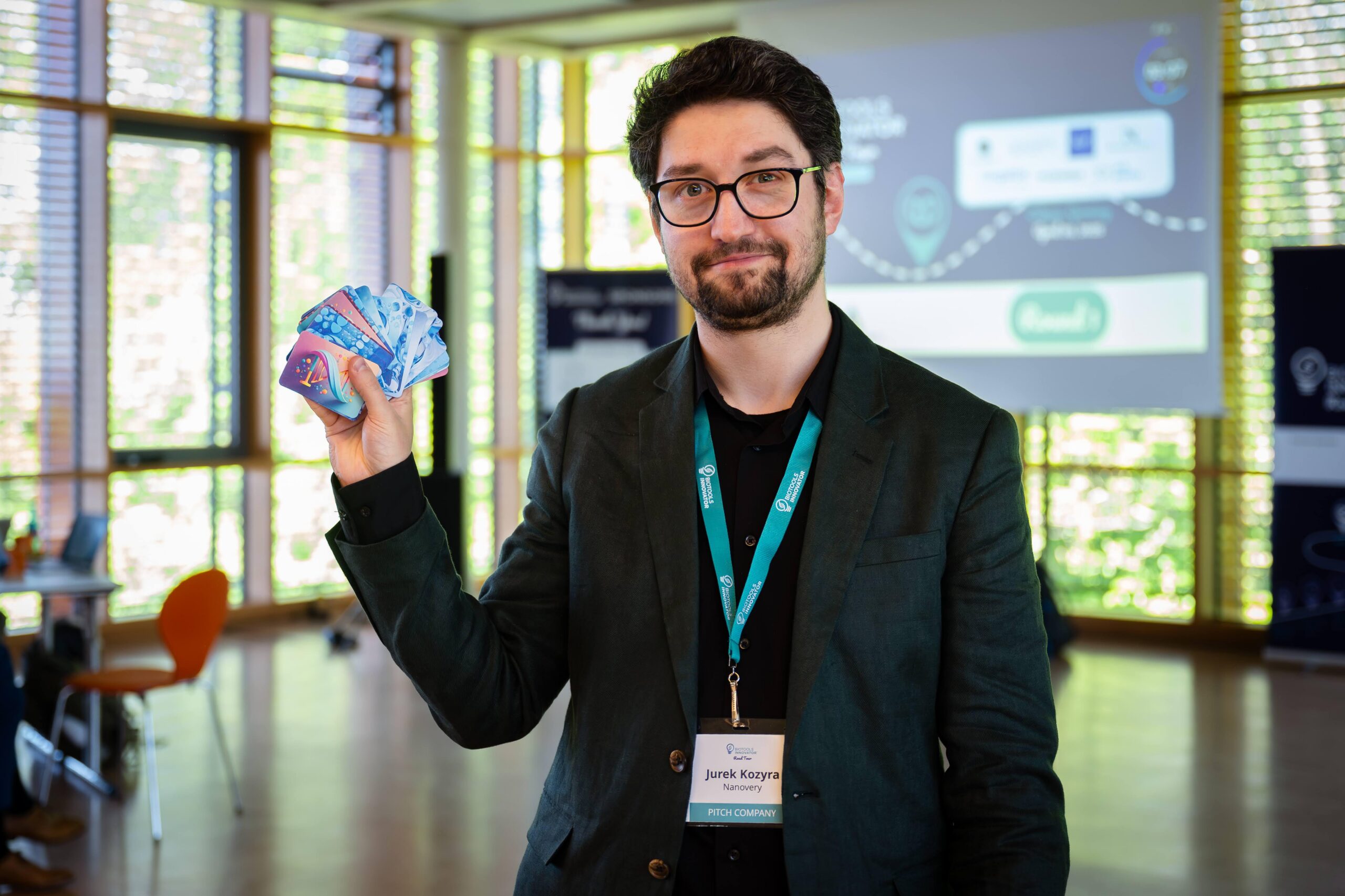 Jurek Kozyra of Nanovery at a BioTools Innovator event